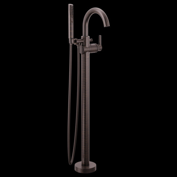 Delta T4759-FL Floor Mount Tub Filler Trim