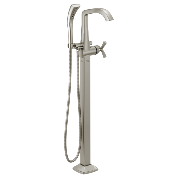 Delta T47766-PR-FL Floor Mount Tub Filler Trim
