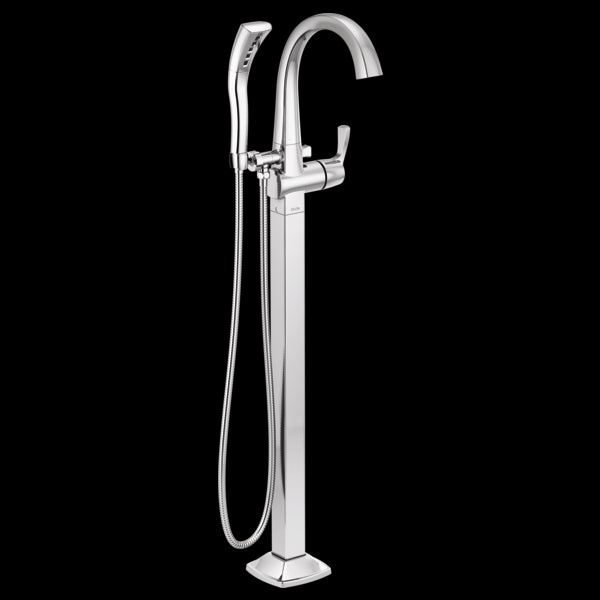 Delta T4777-PR-FL Floor Mount Tub Filler Trim