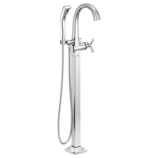 Delta T47776-PR-FL Floor Mount Tub Filler Trim
