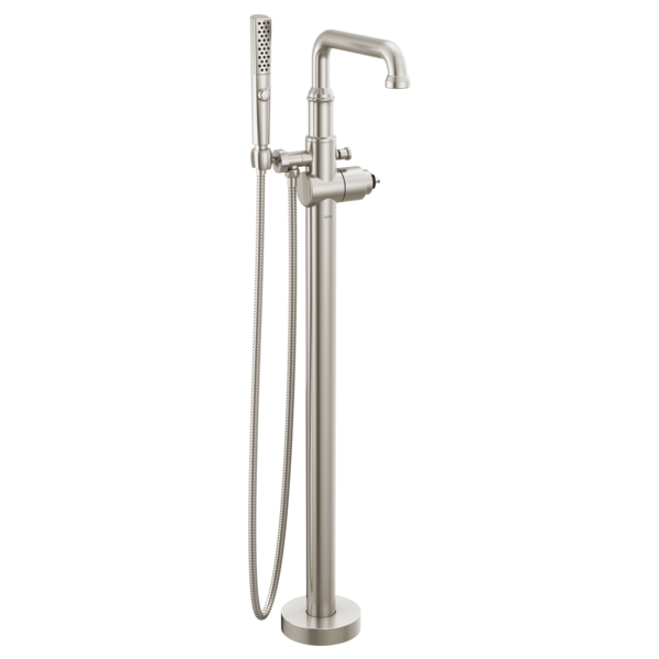 Delta T4784-PR-LHP-FL Floor Mount Tub Filler Trim- Less Handle