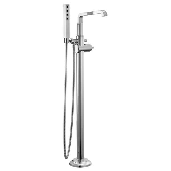 Delta T4789-PR-LHP-FL Floor Mount Tub Filler Trim