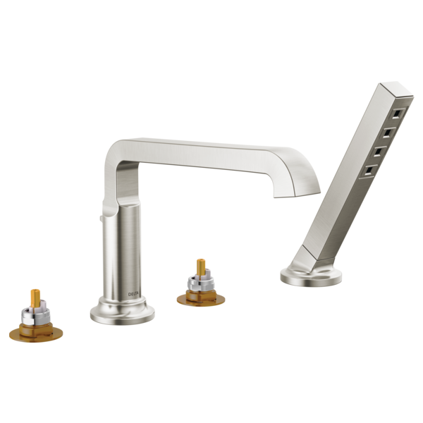 Delta T4789-PR-LHP Roman Tub Trim with Hand Shower