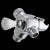 Delta U4920-PK 3-Way Shower Arm Diverter with Hand Shower Mount - Parent