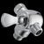 Delta U4929-PK 3-Way Shower Arm Diverter for Hand Shower