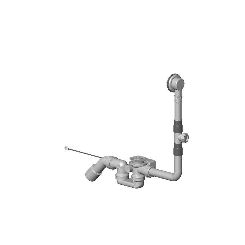 Dornbracht 0411010570190 Drain With Overflow Electronic 124 X 800 X 425 Mm
