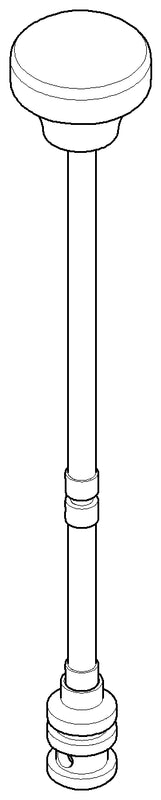 Dornbracht 04203603010-00 Pull Rod For Drain Set With Knob Ø 30 X 200 Mm - Chrome