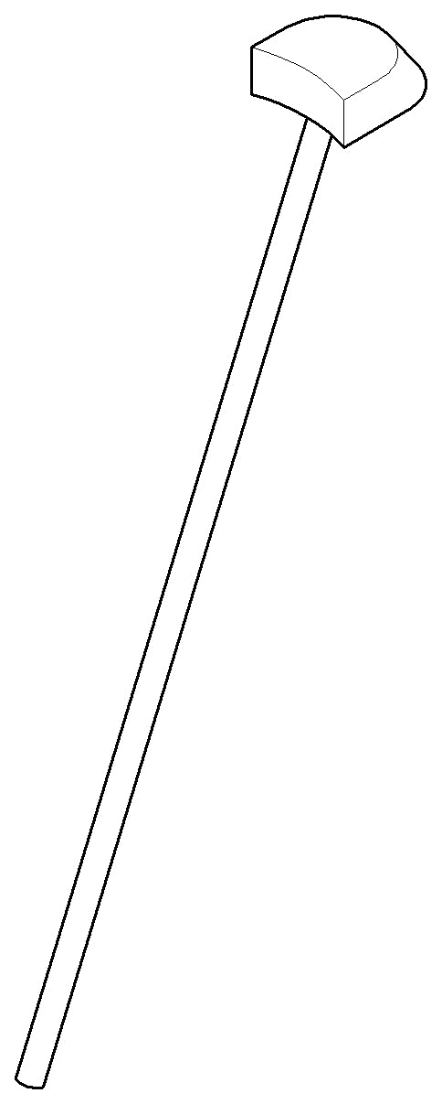 Dornbracht 04205303117-33 Pull Rod For Drain Set With Knob Ø 4 X 400 Mm - Matte Black