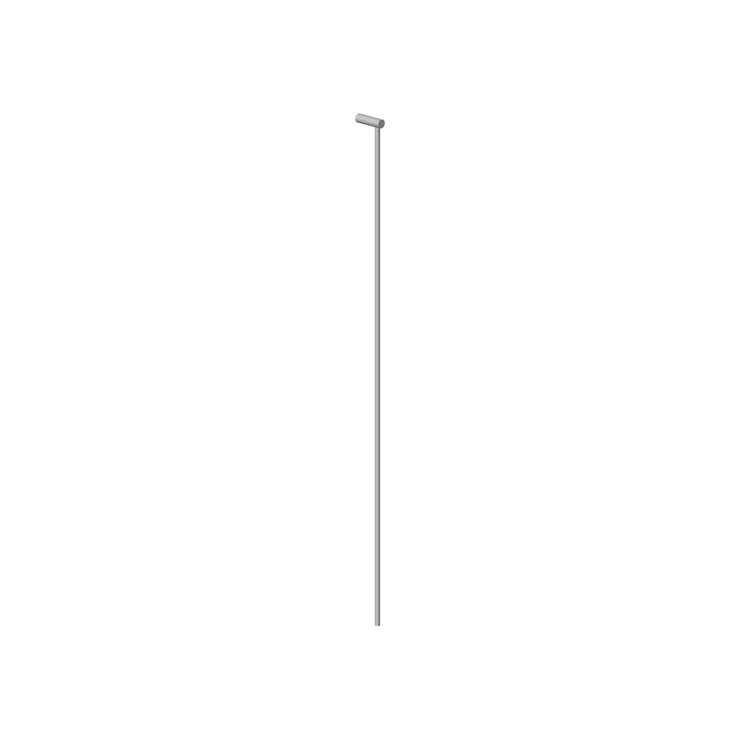 Dornbracht 04206203080 Pull Rod For Drain Set With Knob Ø 4 X 400 MM