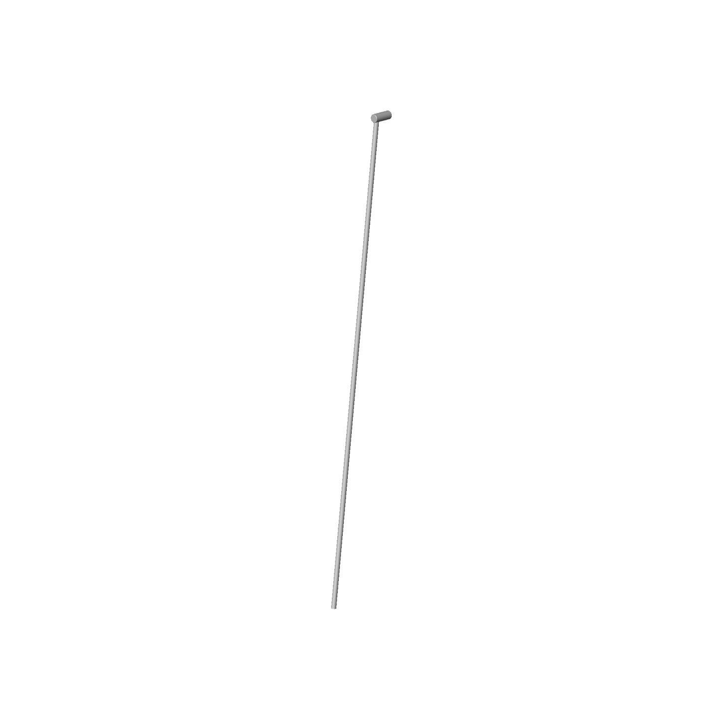Dornbracht 04208903580 Pull Rod For Drain Set With Knob 64,9 X 399,3 X 7 MM