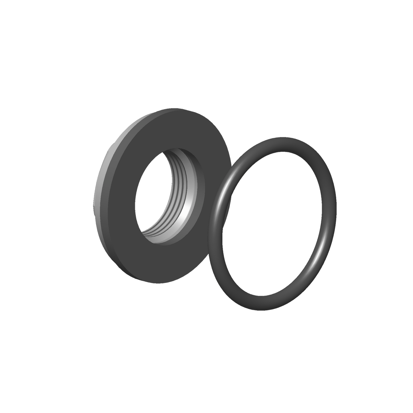 Dornbracht 0423100040390 Mounting Bracket With Seals Ø 45 Mm, 3/4"