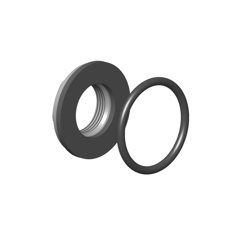 Dornbracht 0423100040390 Mounting Bracket With Seals Ø 45 Mm, 3/4"