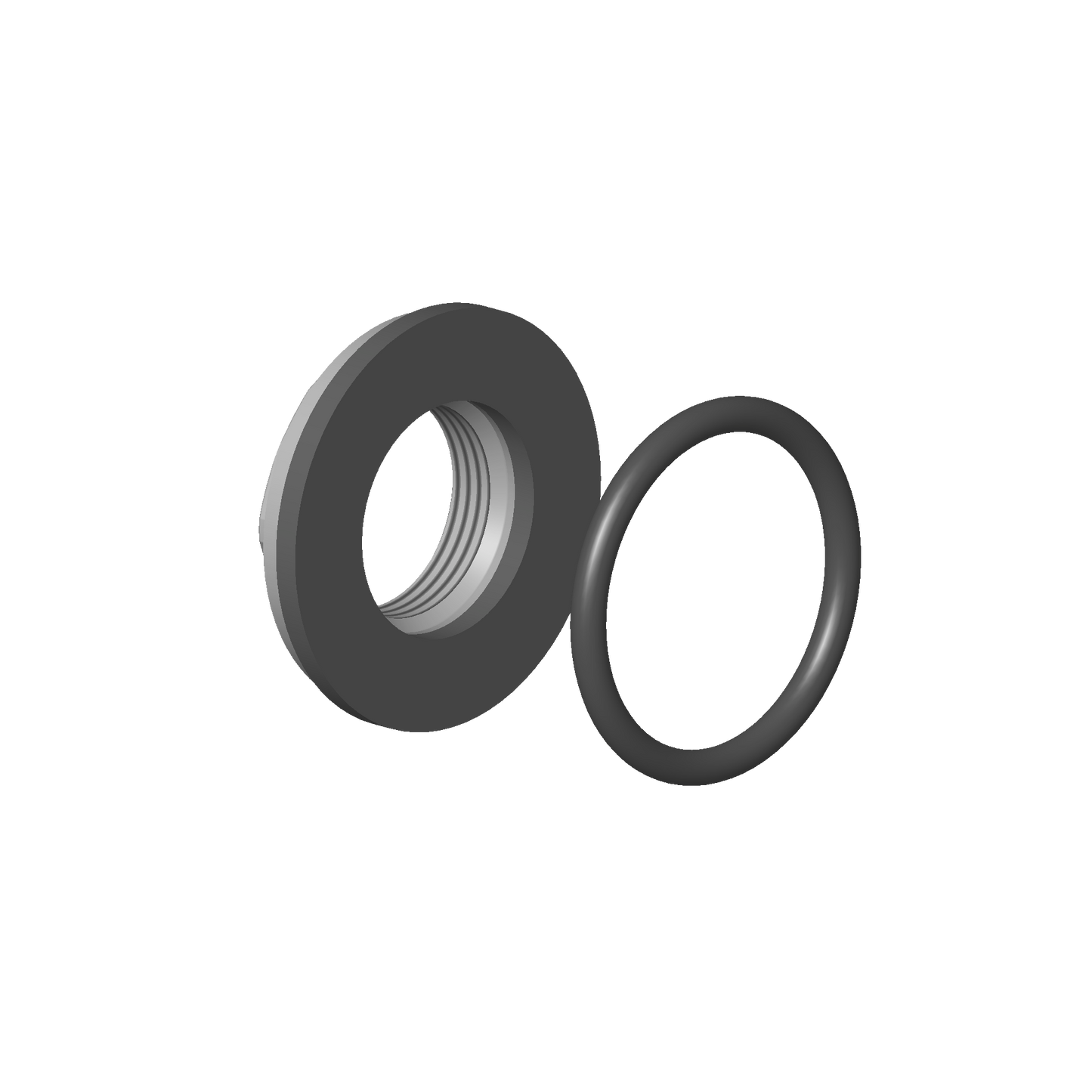 Dornbracht 0423100040490 Mounting Bracket With Seals Ø 45 Mm, 3/4"
