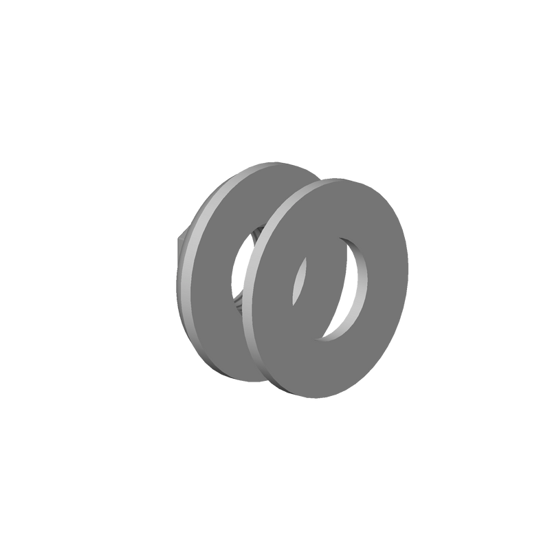 Dornbracht 0423100100190 Mounting Bracket With Seals Ø 45 Mm, 1/2"