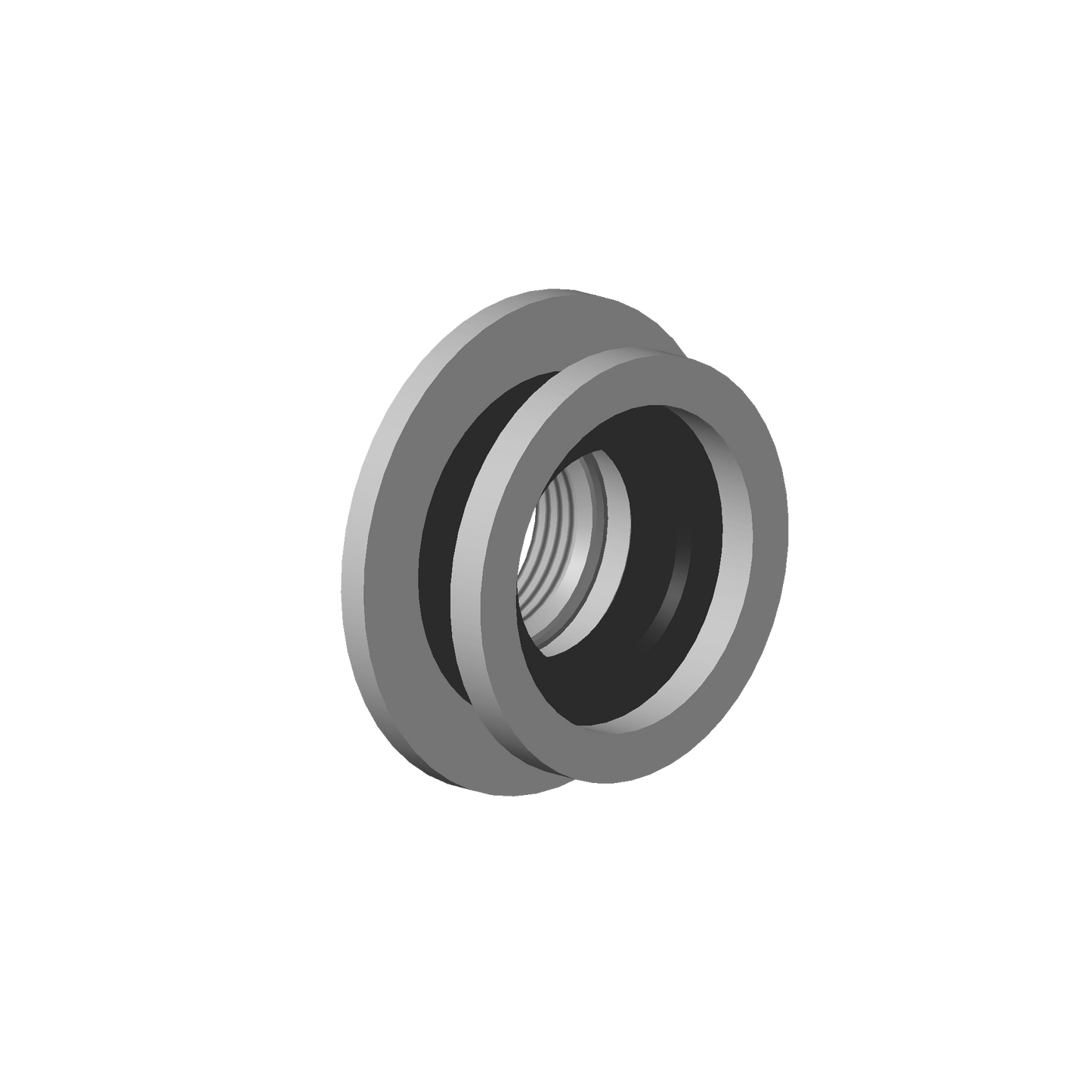 Dornbracht 0423100108890 Mounting Bracket With Seals Ø 53 X 27 Mm, 1/2"