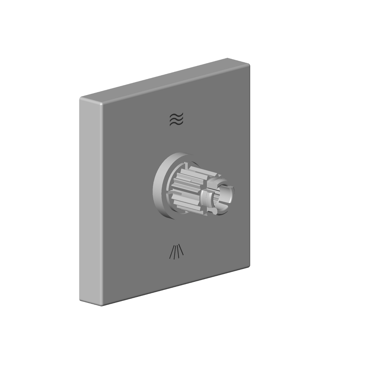 Dornbracht 04279802100 Escutcheon With Symbols 60 X 60 X 28 MM