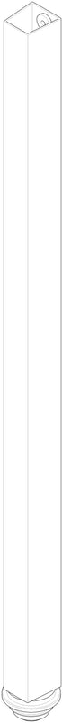 Dornbracht 04282203910-47 Pipe Ø 71,5 X 1030,5 Mm - Champagne (22Kt Gold)