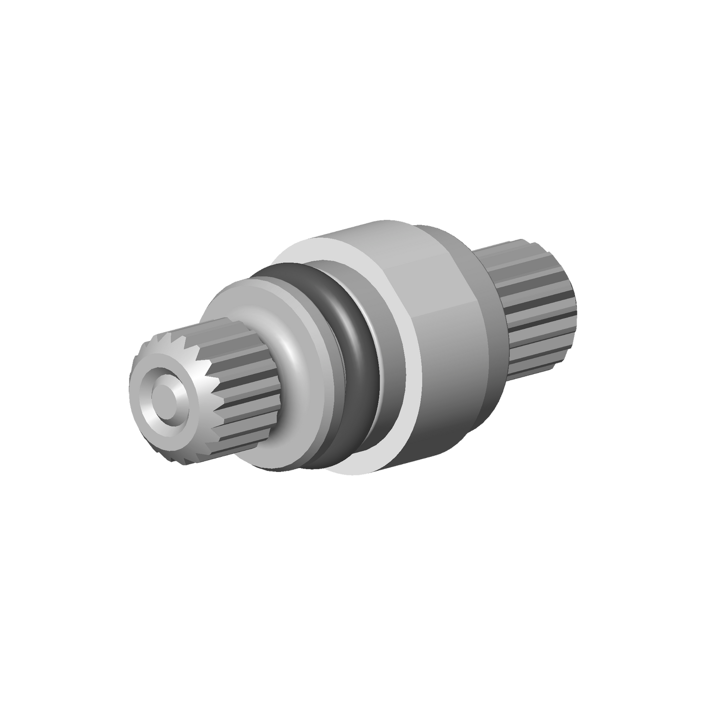 Dornbracht 04290602401-00 Spindle With Double Toothing Ø 12,15 X 30 Mm - Chrome
