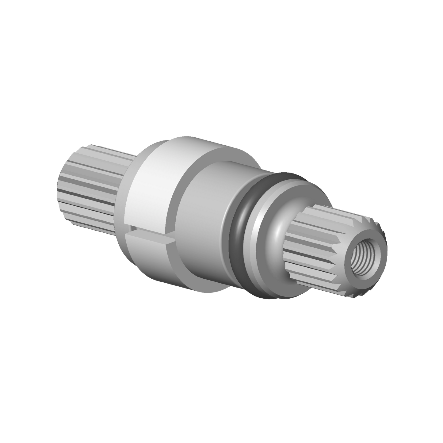 Dornbracht 04290611101-00 Spindle With Double Toothing Ø 12,15 X 37,2 Mm - Chrome