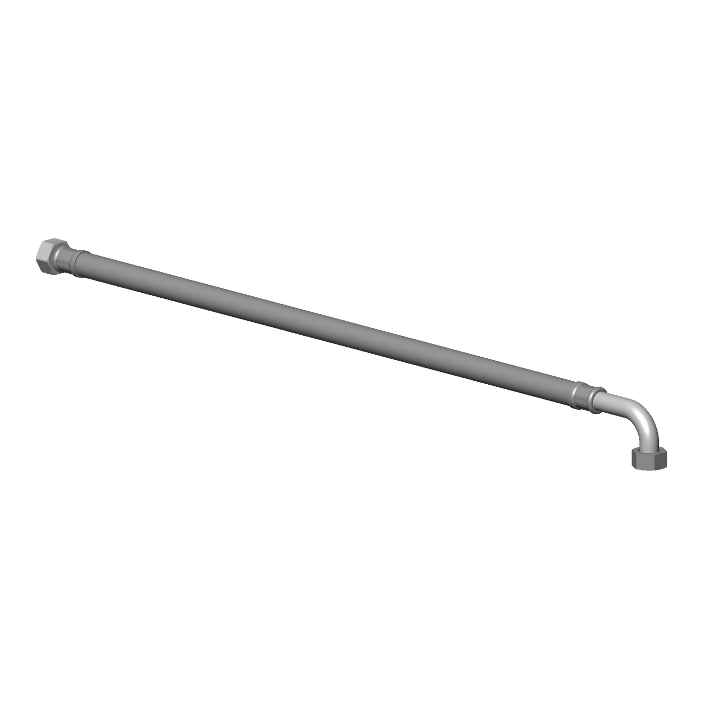 Dornbracht 0430040990090 Flexible Supply Line Valve Nut 90° Angle 1/2" X 1/2" X 23-5/8"