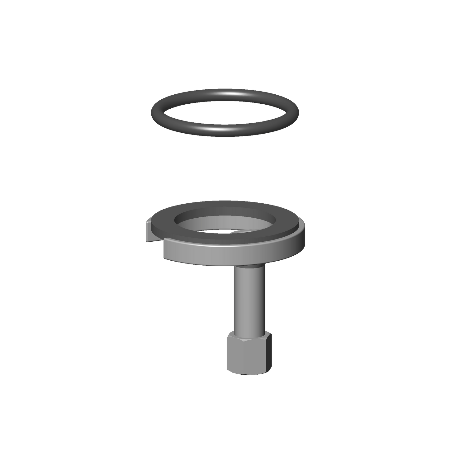 Dornbracht 0430110380090 Mounting Bracket With O-Ring Ø40 X 4 Mm Ø 52 X 1,5 Mm