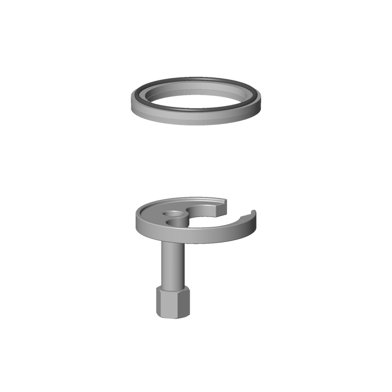 Dornbracht 0430110380290 Mounting Bracket With O-Ring Ø49 X 2 Mm Ø 52 X 1,5 Mm