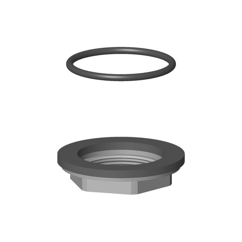 Dornbracht 0430110386690 Mounting Bracket With O-Ring Ø36.17 X 2.62 Mm M30 X 1,5