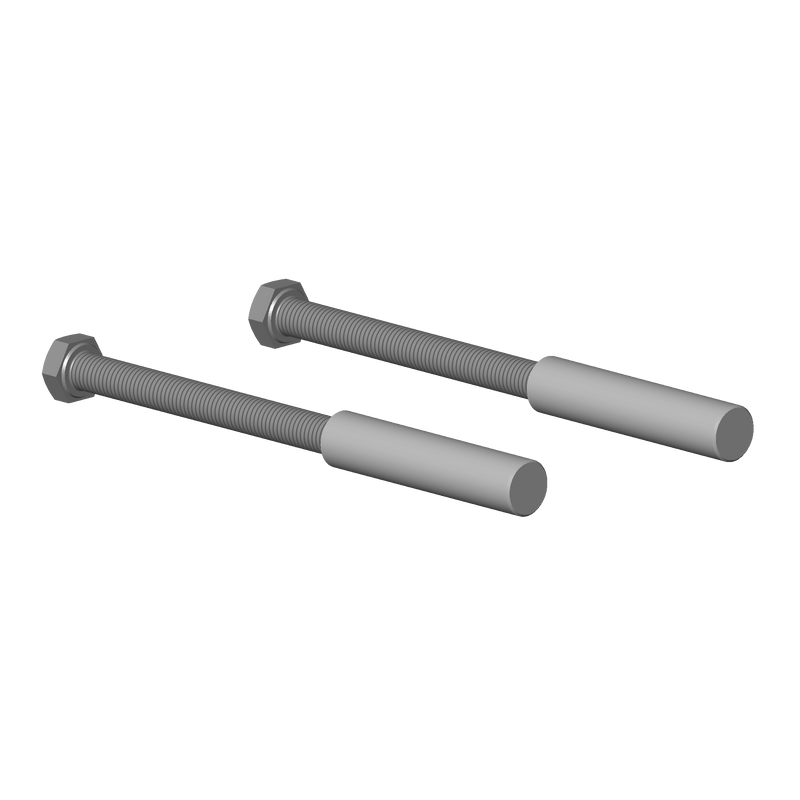 Dornbracht 0430301530090 Mounting Bracket With Sleeves M8 X 100 Mm