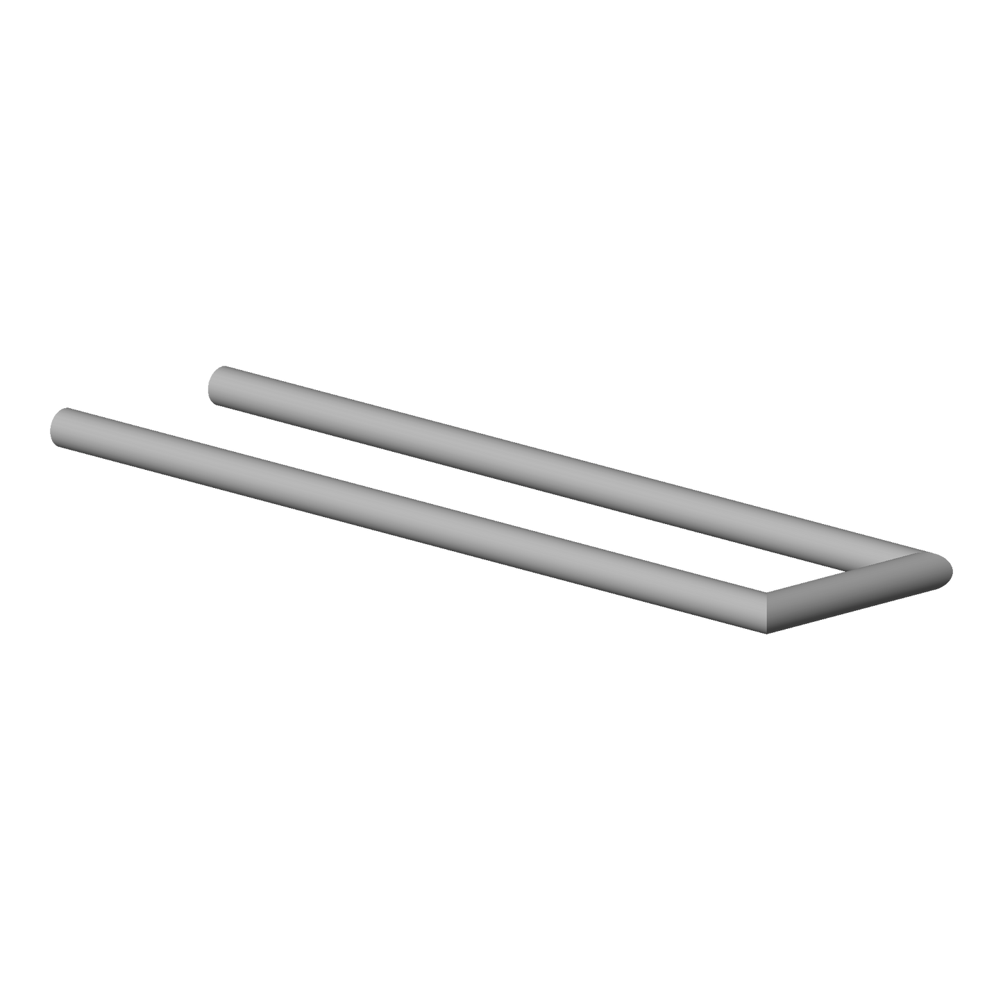 Dornbracht 05282262000 Holder For Short Towel Rack 327 X 85 X 13 MM - Parent