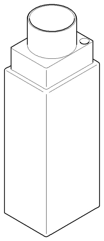 Dornbracht 081010515-06 Mount For Soap Dispenser Pump Mount 30 X 117 X 38 Mm - Brushed Platinum