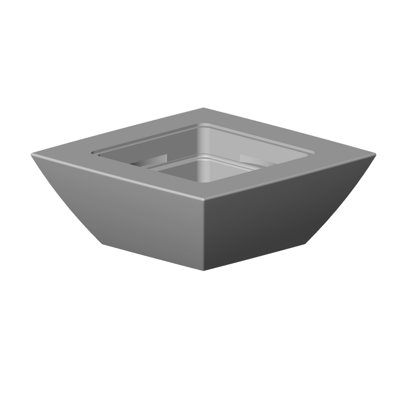Dornbracht 081791559-47 Holder For Soap Dish, Lotion Dispenser And Candle 60 X 60 X 25 Mm - Champagne (22Kt Gold)