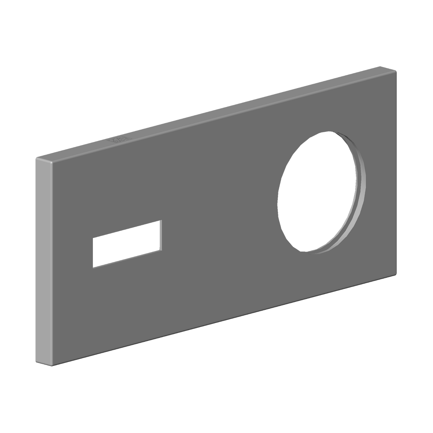Dornbracht 091101060-00 Cover Wall 178 X 78 X 8,50 Mm - Chrome
