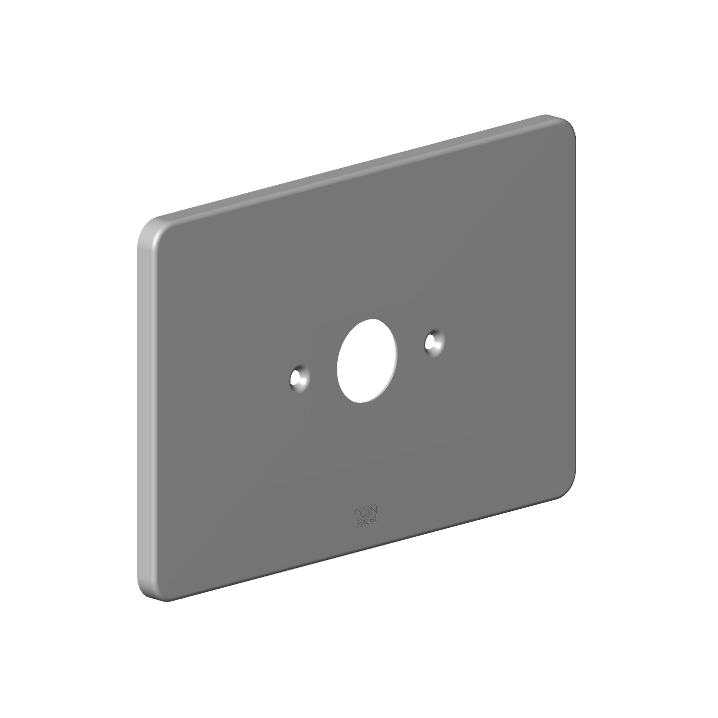 Dornbracht 091101090-00 Escutcheon Without Diverter 190 X 120 X 9 Mm - Chrome