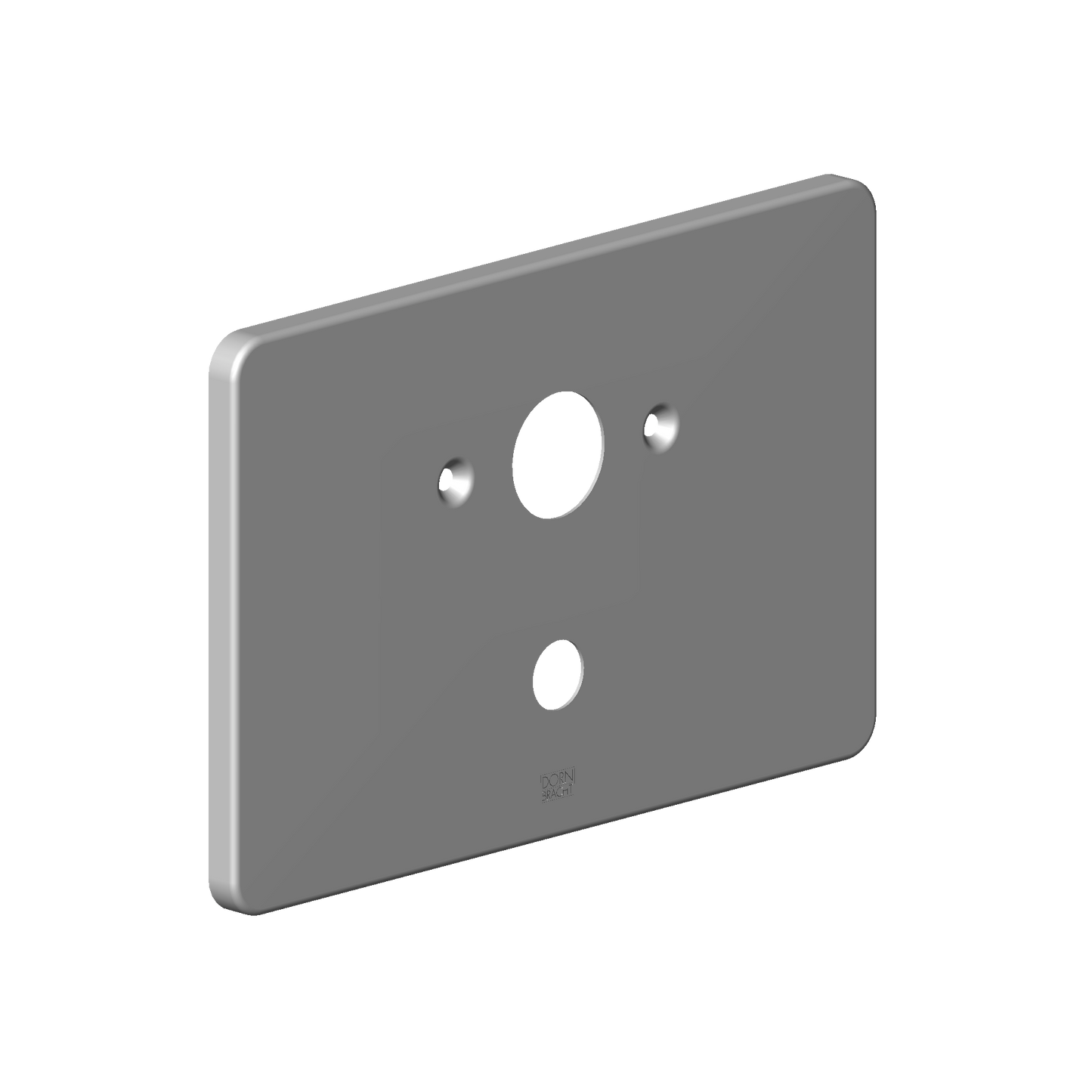 Dornbracht 091101091-00 Escutcheon With Diverter 190 X 120 X 9 Mm - Chrome