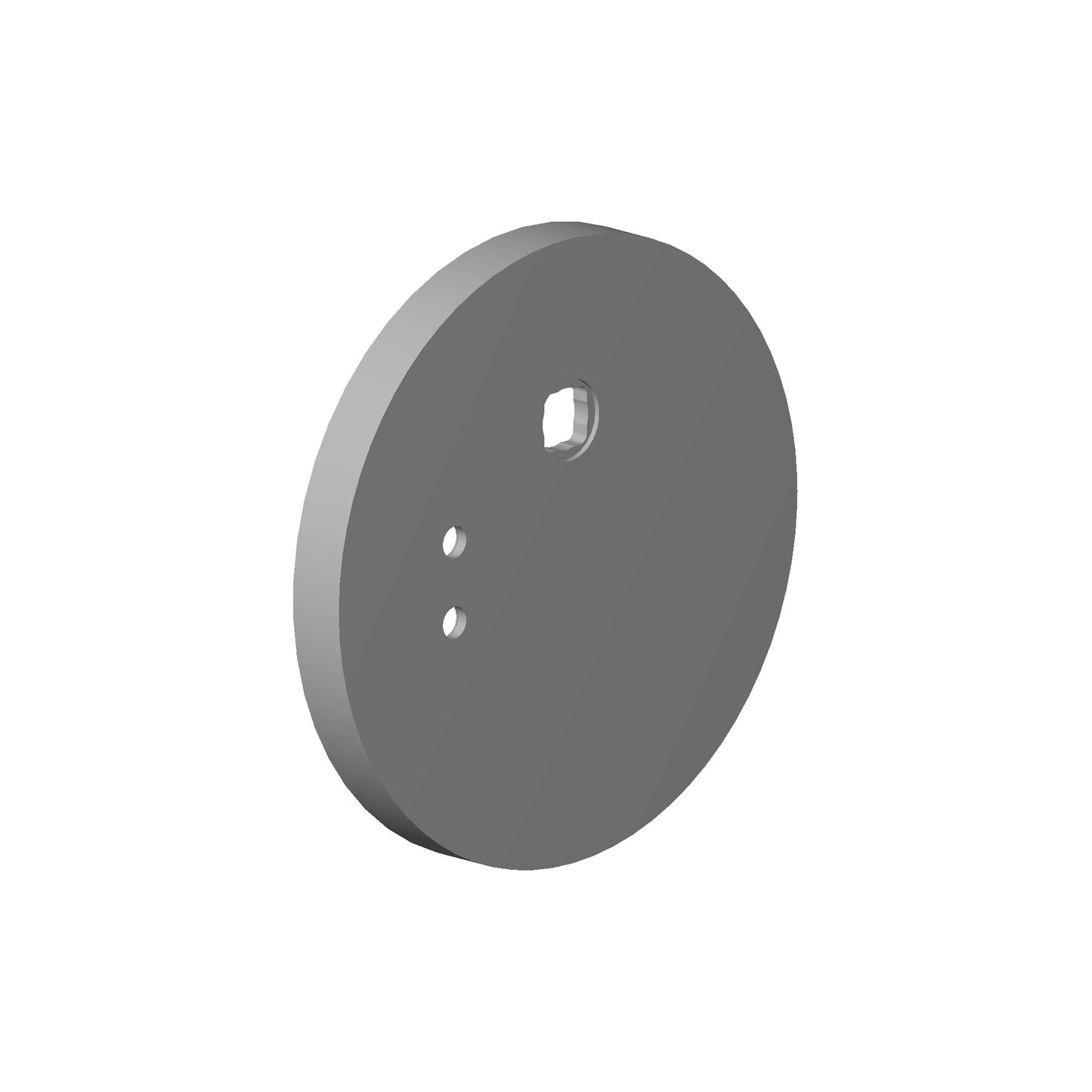 Dornbracht 091102077-00 Emote Escutcheon Without Temperature Control Knob Ø 140 X 14 Mm - Chrome