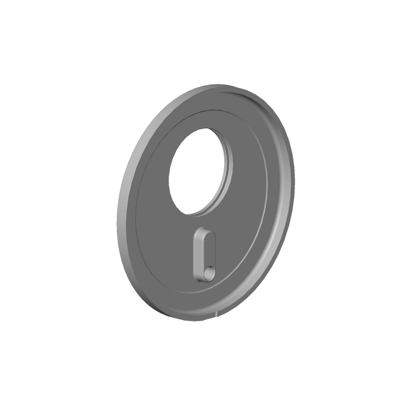 Dornbracht 091102161-00 Xtool Escutcheon Elegant Ø 124 X 13 Mm - Chrome
