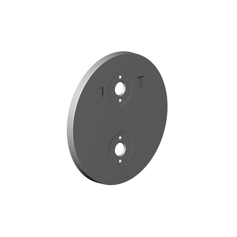 Dornbracht 091102245-00 Escutcheon With Symbols V&B Logo Ø 150 X 9 Mm - Chrome