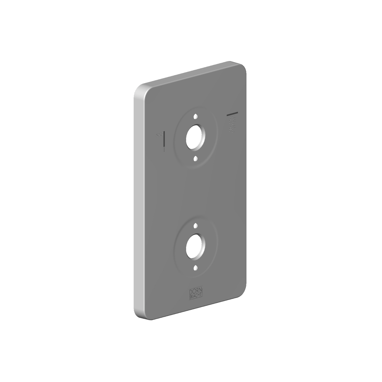 Dornbracht 091102247-00 Escutcheon Db Logo 150 X 90 X 9 Mm - Chrome