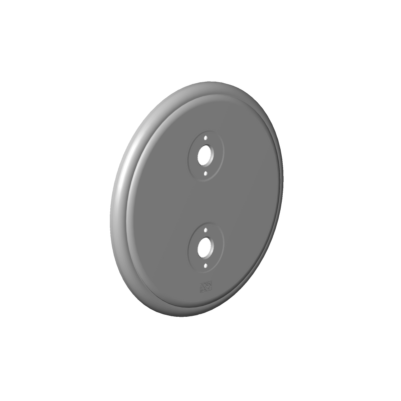 Dornbracht 091102307-28 Escutcheon For Thermostat 1-Way Ø 175 X 11,5 Mm - Brushed Durabrass (23Kt Gold)