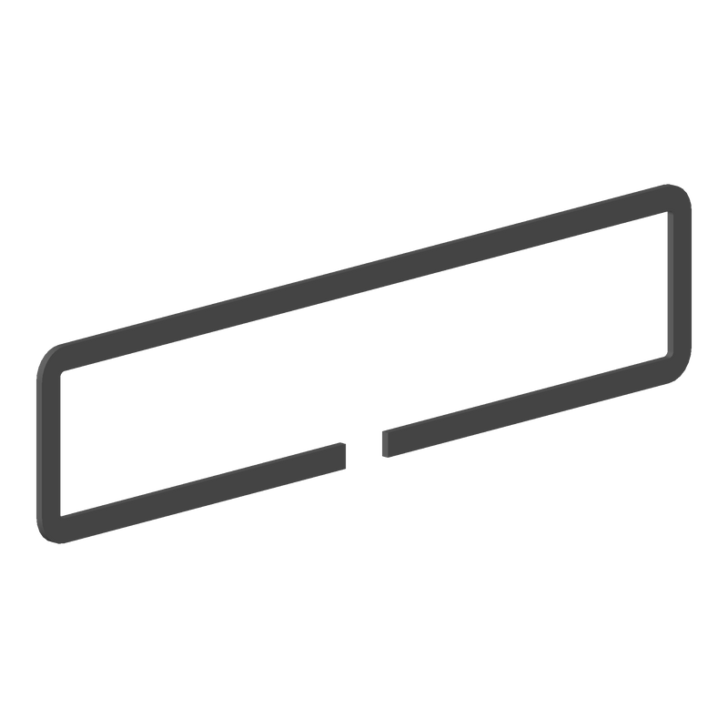 Dornbracht 09140313390 Washer For Waterbar 231,5 X 51,5 X 2 Mm