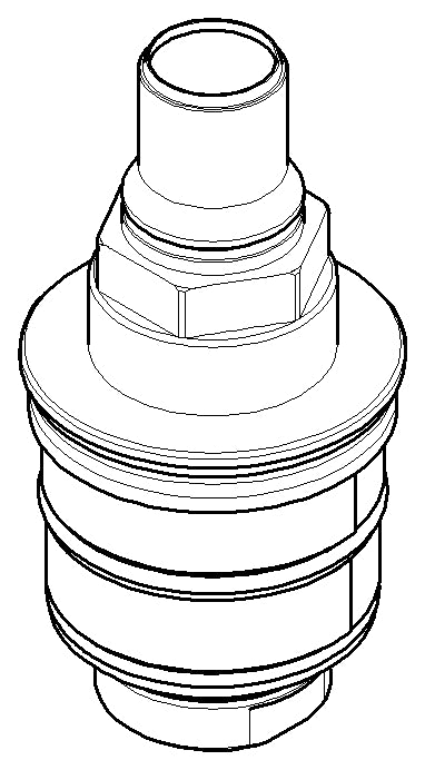 Dornbracht 09150206690 Thermostatic Cartridge For Reversed Water Connections