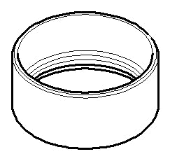Dornbracht 091601027-47 Sleeve Ø 26,5 X 12 Mm - Champagne (22Kt Gold)