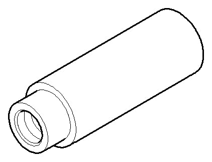 Dornbracht 091720017-47 Holder For Side Spray Fork Ø 18 X 54 Mm - Champagne (22Kt Gold)