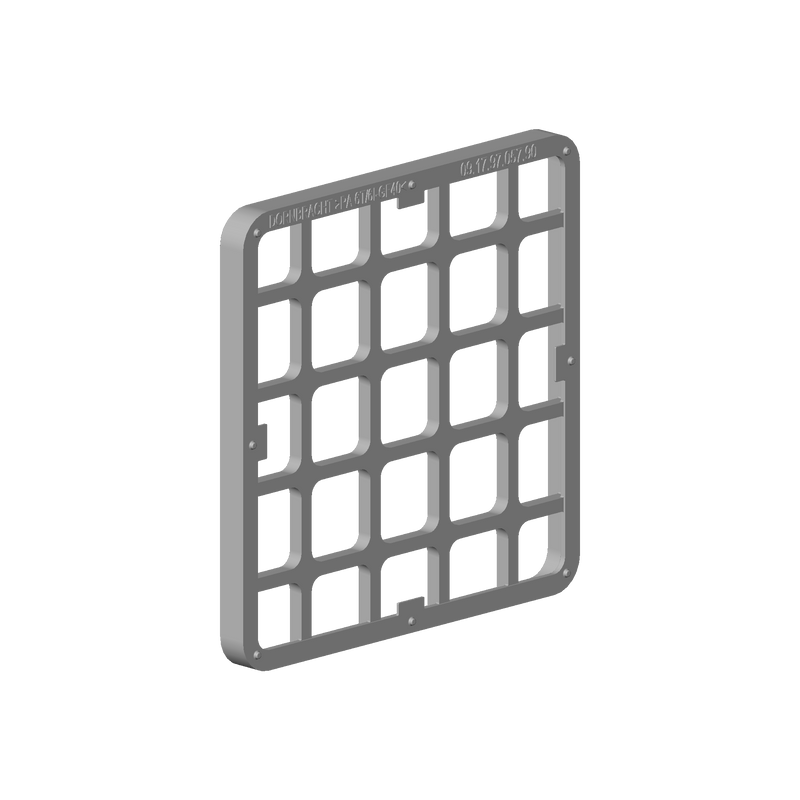 Dornbracht 09179705790 Holder Spray Head 65,5 X 65,5 X 5,5 Mm
