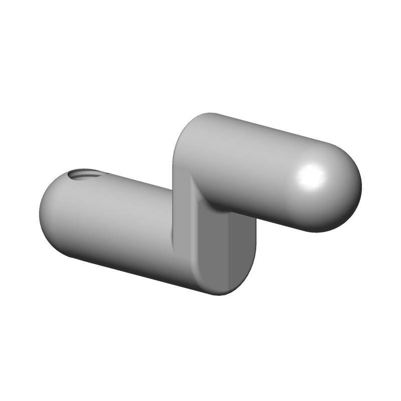 Dornbracht 092016031-06 Pull Button 32 X 7 Mm - Brushed Platinum
