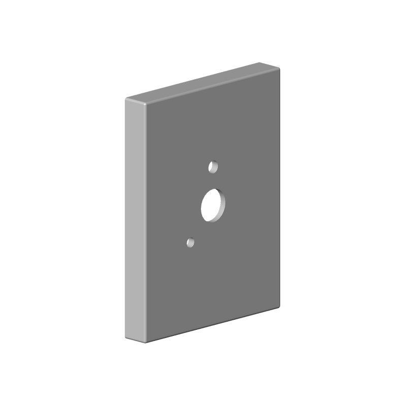 Dornbracht 092767001-00 Escutcheon 78 X 60 X 9 Mm - Chrome