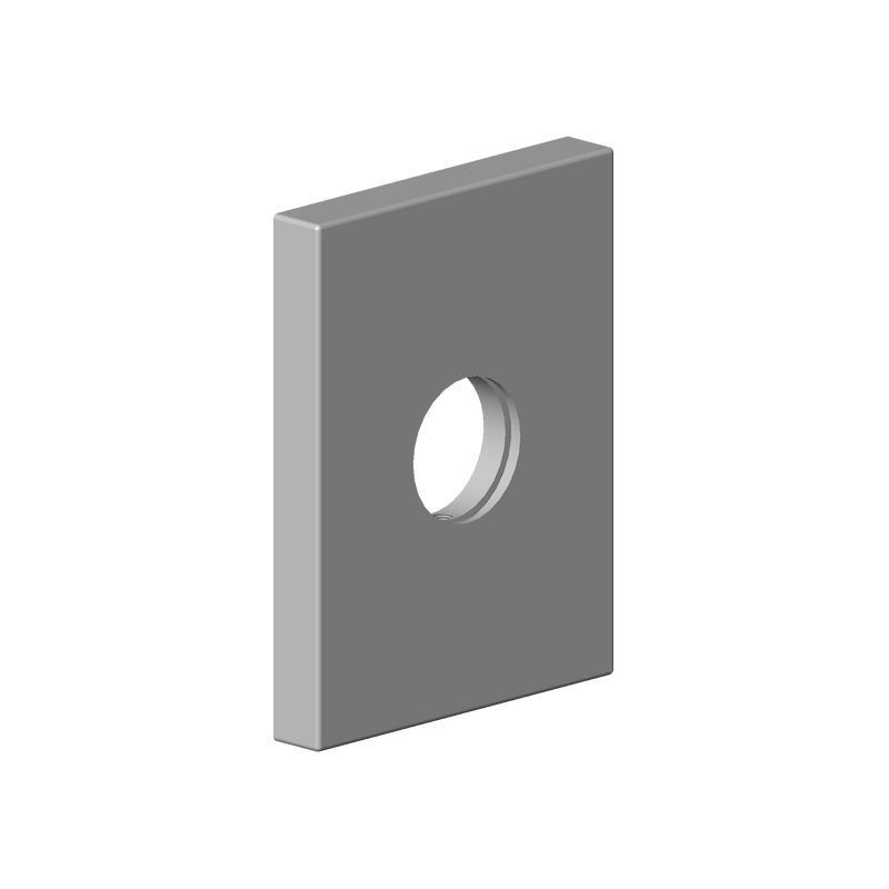 Dornbracht 092767010 Escutcheon For Head Shower 78 X 60 X 9 MM - Parent