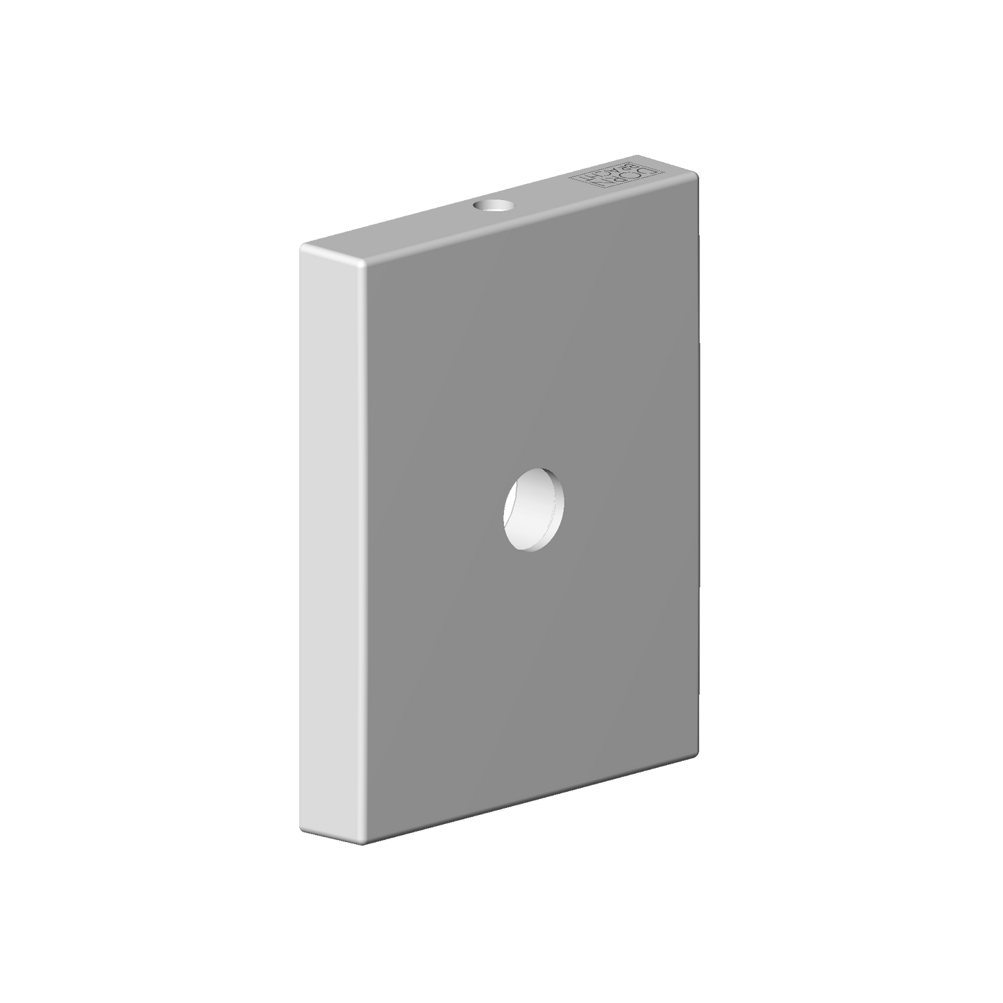 Dornbracht 092770002 Escutcheon Hot 47,5 X 9 X 60 MM