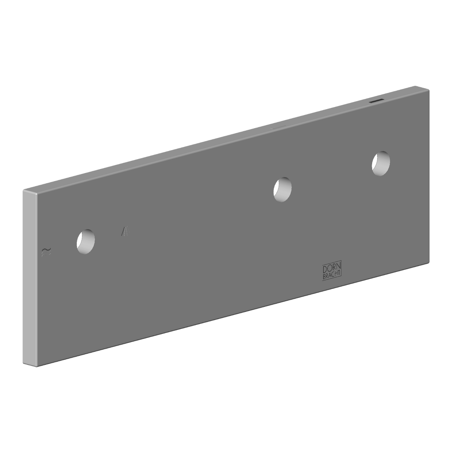 Dornbracht 092773011-47 Escutcheon 2 Valves With Diverter Wall-Mounted 248 X 55,5 X 8,5 Mm - Champagne (22Kt Gold)