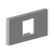 Dornbracht 092779009 Escutcheon For Rain Shower 120 X 60 X 9 MM